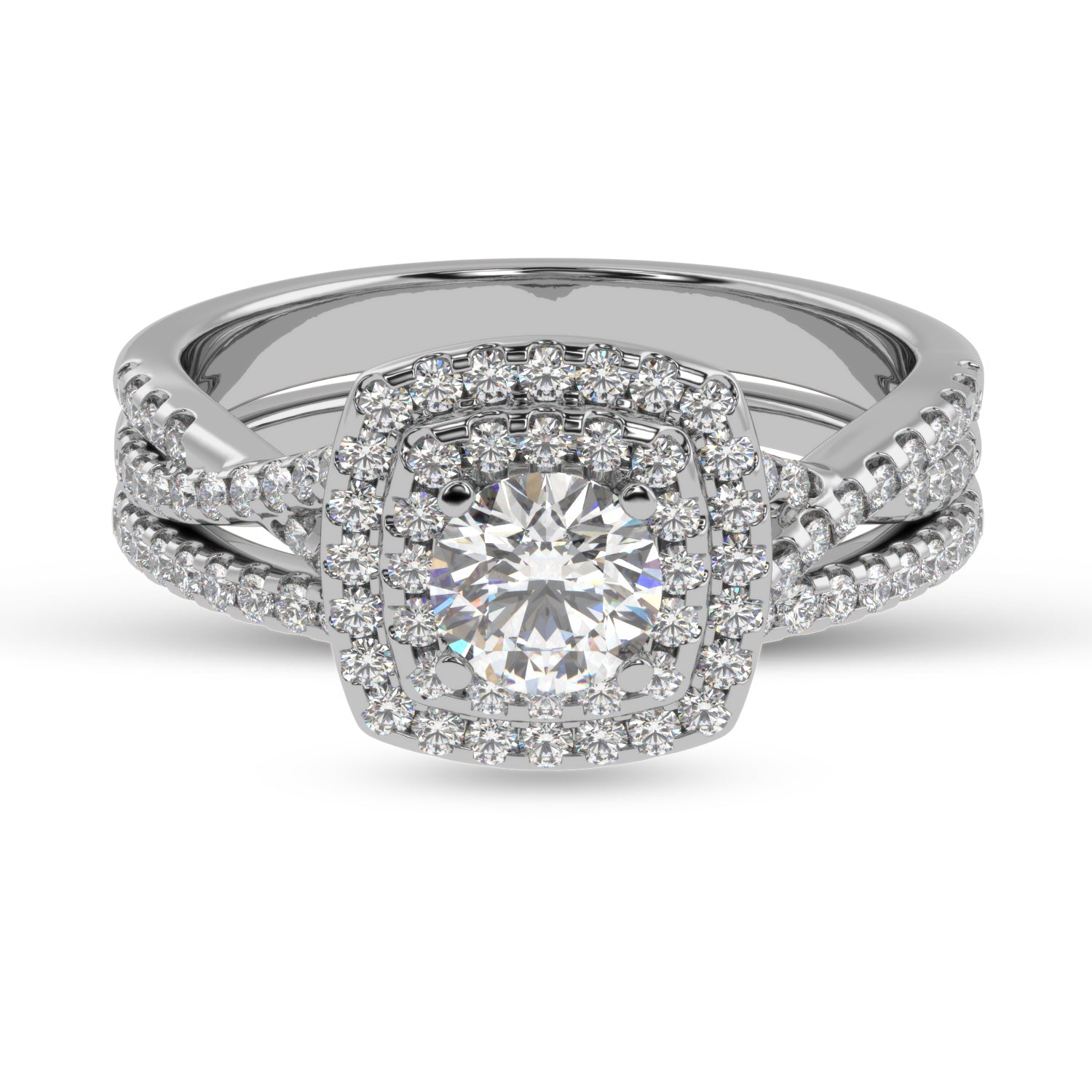 Buy 0.96Ct H VS1 Natural Diamond Ring | SolitaireKart